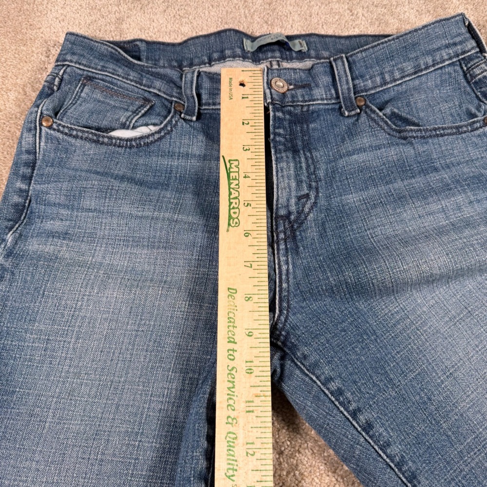 Levi's 515 Bootcut Jeans Womens 10M (FITS 31x31) Blue Medium Wash Stretch Denim - Picture 10 of 12